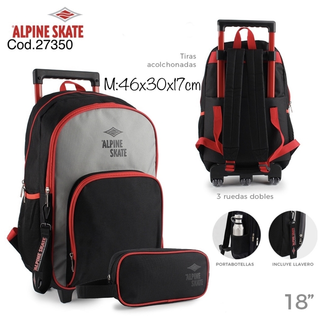 Mochila ALPINE SKATE COD.27350 - Kamila Mayorista
