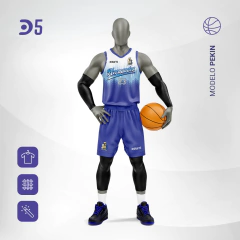 Pack 5 - Básquet modelo Pekín oscuro