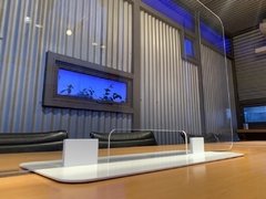 Mampara sin Marco + Abertura para dinero/documentos - comprar online