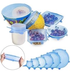 TAPAS DE SILICONA x 6
