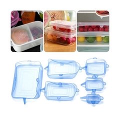 TAPAS DE SILICONA x 6 en internet