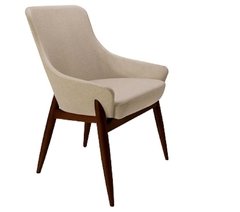 SILLA MADERA Y TAPIZADA