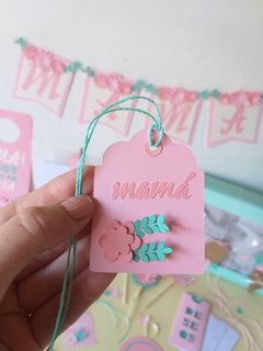 TAGS MAMÁ CON FLOR - comprar online