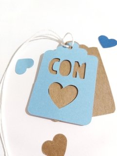 TAGS DOBLES "CON ♥"