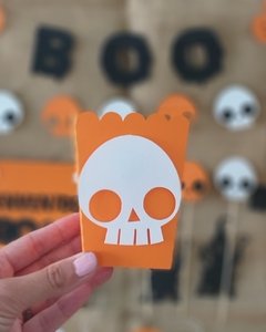 DUO POCHOCLERAS HALOWEEN CON APLIQUE - comprar online