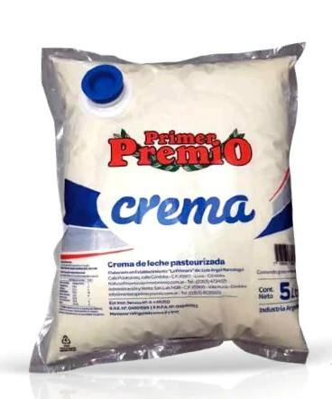 CREMA DE LECHE PRIMER PREMIO X 5 LTS