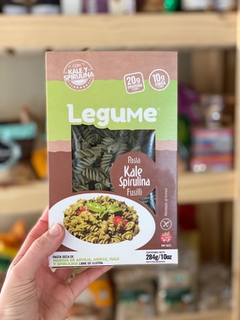 Pasta fusilli KALE Y SPIRULINA