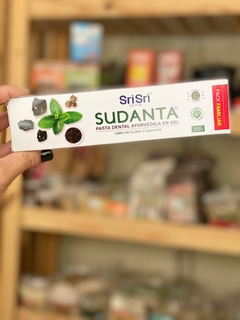 SUDANTA GEL MENTA - PASTA DENTAL AYURVEDICA SIN FL