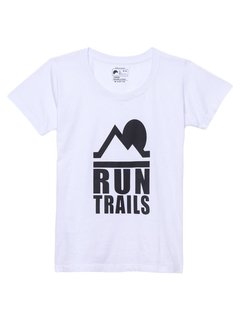 Camiseta babylook Run Trails - Up The Mountain