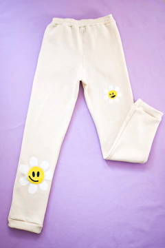 JOGGER FLOWERS NATURAL - comprar online