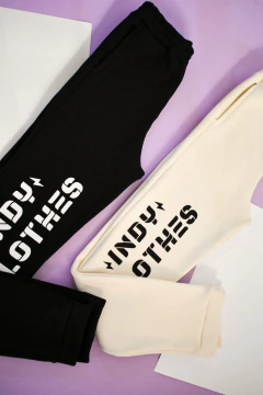 JOGGER FLOWERS NATURAL - tienda online