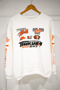 BUZO OVERSIZE RACE BLANCO