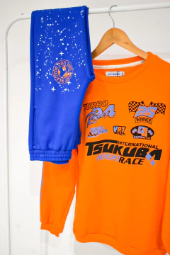 Imagen de BUZO OVERSIZE RACE NARANJA