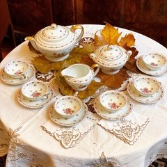 Serviço para chá Art Déco em porcelana Limoges - comprar online