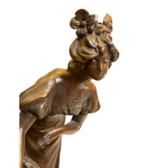 Escultura francesa em petit bronze Lucien E. Alliot na internet