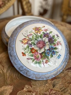 Caixa redonda em porcelana francesa Limoges - comprar online