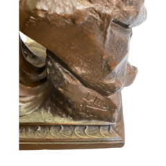 Escultura francesa em petit bronze Lucien E. Alliot - loja online