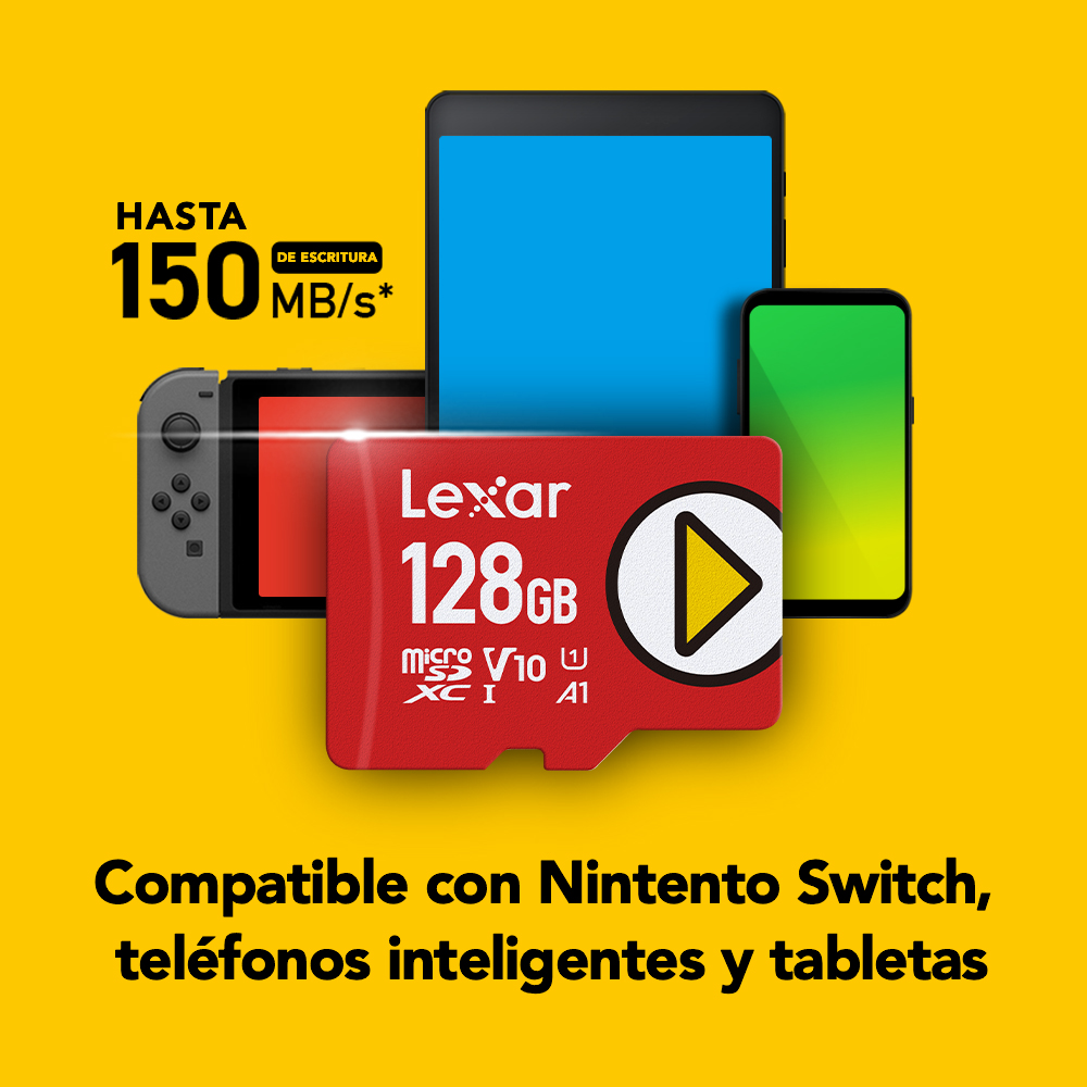 Tarjeta de memoria Lexar PLAY microSDXC  - MEGA-IMPORT Argentina