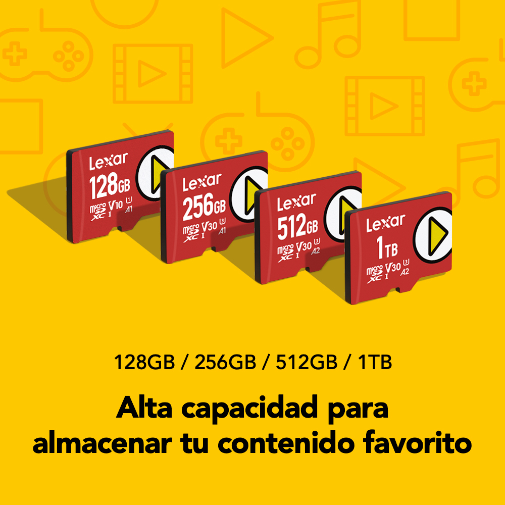 Tarjeta de memoria Lexar PLAY microSDXC  - MEGA-IMPORT Argentina