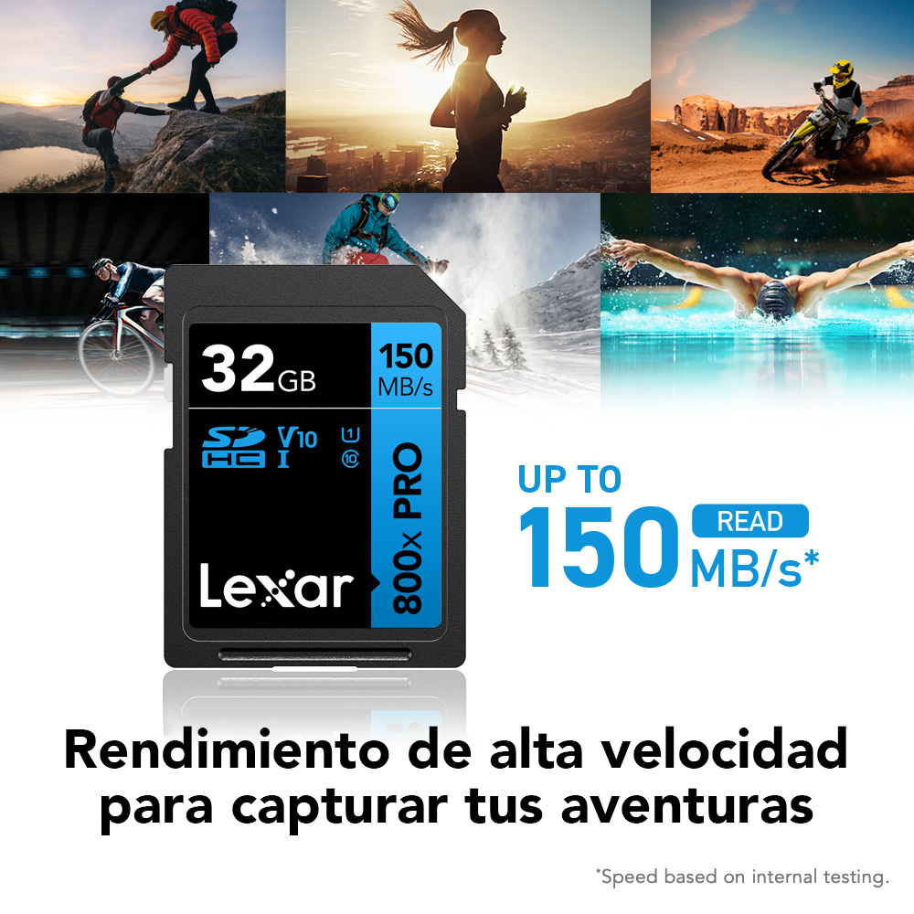 Tarjeta de memoria Lexar 800X PRO MEGA-IMPORT Argentina