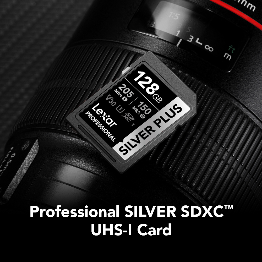 Tarjeta de memoria Lexar Professional SILVER PLUS SDXC V30 MEGA-IMPORT Argentina