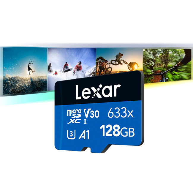 Tarjeta de memoria Lexar microSDXC 633X Blue MEGA-IMPORT Argentina