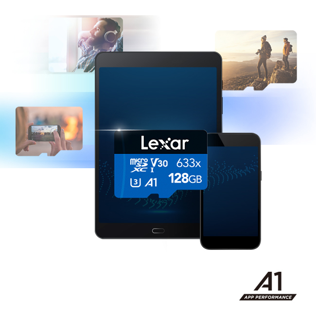 Tarjeta de memoria Lexar microSDXC 633X Blue MEGA-IMPORT Argentina