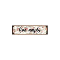 Live simply
