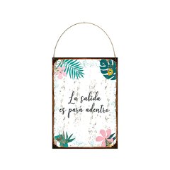 La salida Tropical verde y rosa
