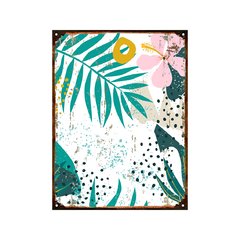 Tropical verde y rosa