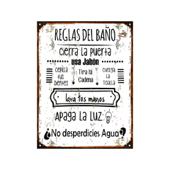 Reglas para el baño