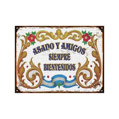 Asado y amigos siempre bienvenidos