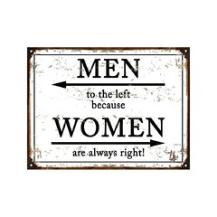 Men Women Toilette Damas Caballeros
