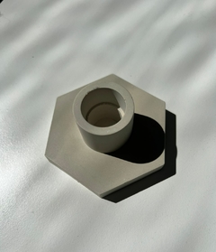 Porta vela diamante