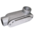 Caja paso oval 3/4 NPT 2 v LR AlFo con tapa