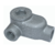 Caja APE paso oval 11/2 NPT 3v T tapa roscada Alu