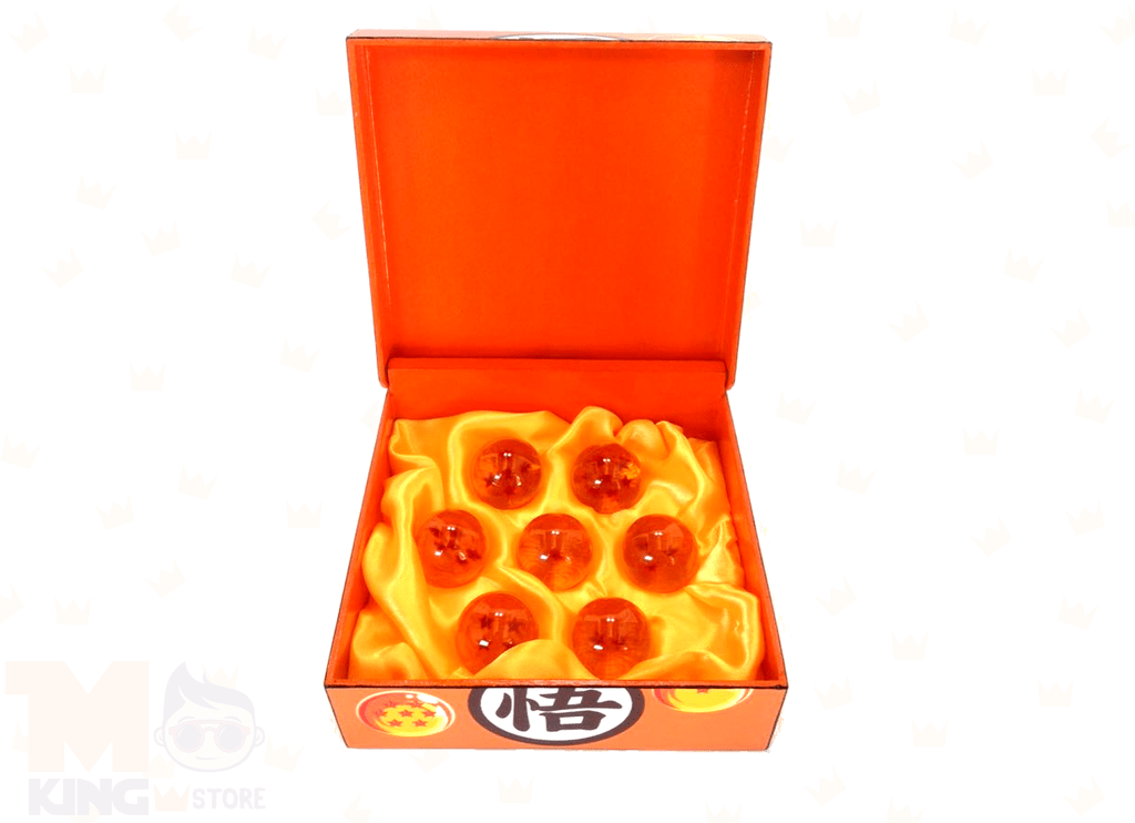 Kit 7 Esferas Do Dragão Dragon Ball Z Super Caixa Box Sete