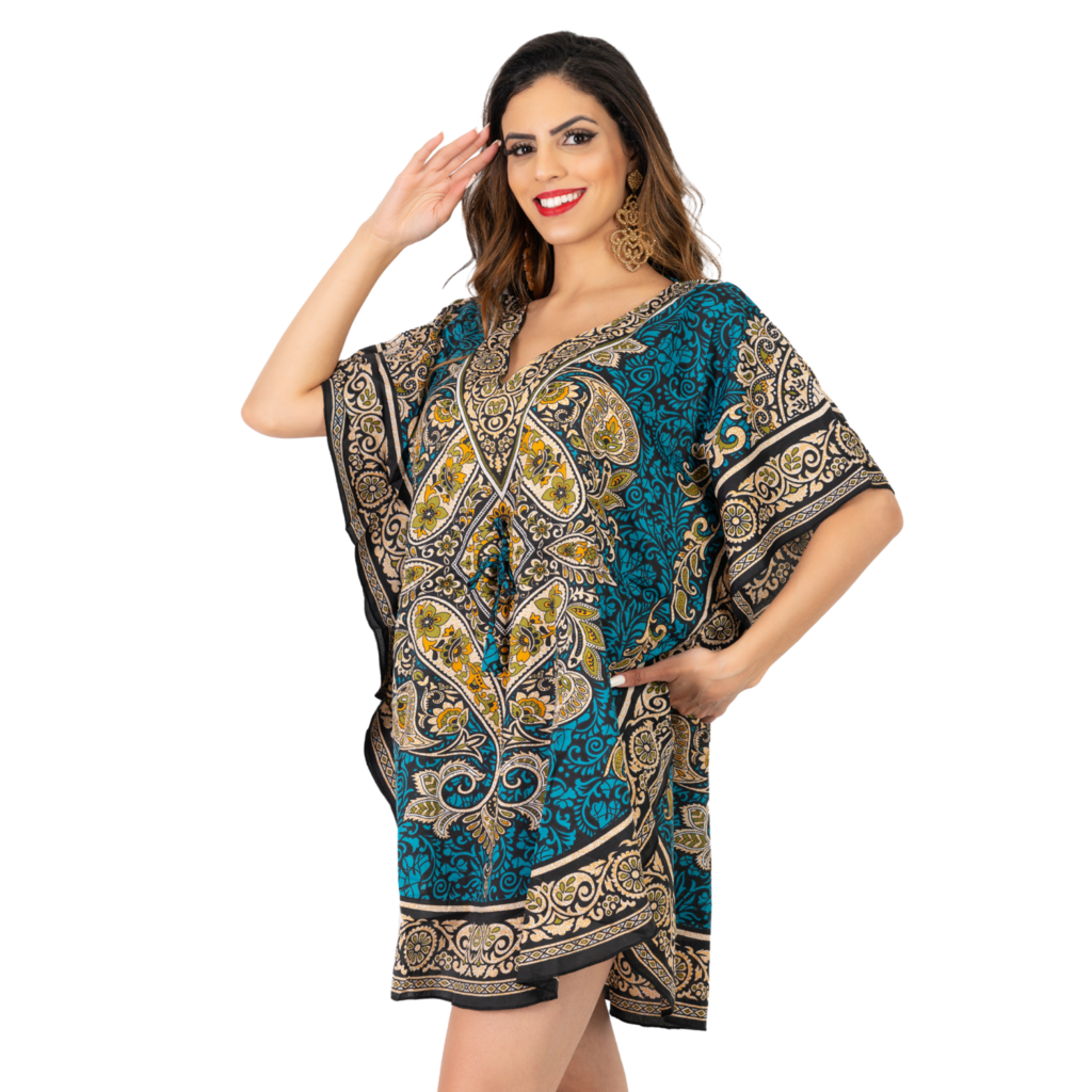 blusa tipo kaftan
