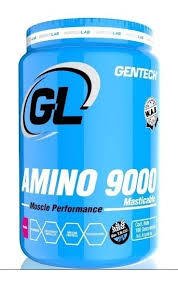 Amino 9000 Masticable Gentech 20 Serv.