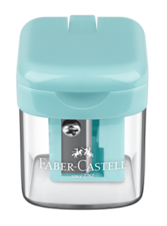 Apontador com Depósito Faber-Castell Minibox Mix Tons Pastel - LETNUM