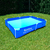 Pileta estructural rectangular Bestway 10471 con capacidad de 1500 litros de 1.59m de largo x 2.28m de ancho azul en internet