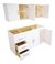 Combo Cocina Bajo Mesada Y Alacena 1,40 Mts 1.40 X 50 X88 Cm