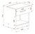 Mesa De Luz Super Express 47 X 32 X 52 Cm Mosconi en internet
