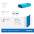 Pileta estructural rectangular Bestway 56404 con capacidad de 3300 litros de 3m de largo x 2.01m de ancho azul - tienda online
