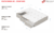 Cama 2 Plazas Plataforma 4 Cajones Benethon Mosconi