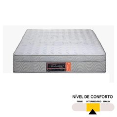 Conjunto Colchão Casal Totalité com Box Universal Cinza 138x188x68cm - Sonno Colchões