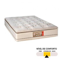 Conjunto Colchão Queen Eco Naturalité Plus Molas Ensacadas Sankonfort com Box Universal Cinza 158x198x75cm - comprar online