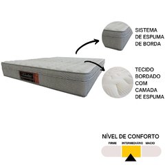 Conjunto Colchão Queen Totalité com Box Universal Preto 158x198x68cm - comprar online