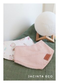Manta Muselina - VERDE SECO DOBLE TEJIDO - comprar online