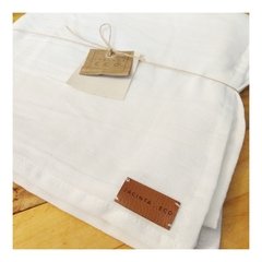 Manta Muselina - BLANCO TIZA